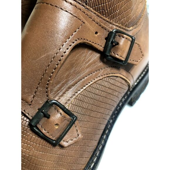 The Chelsea Boot Company Double Buckle Men's leather boot Size 11 - Picture 3 of 10